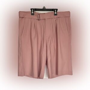 Todd Snyder Tailored Long Short Pink NWT Virgin Wool